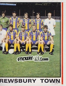 Cromo Team Photo (puzzle 2) - UK Football 1980-1981 - Panini