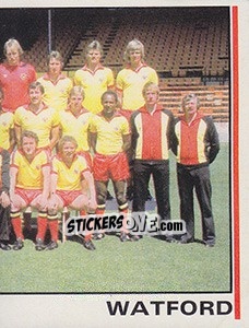 Sticker Team Photo (puzzle 2) - UK Football 1980-1981 - Panini