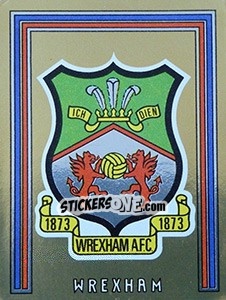 Sticker Badge - UK Football 1980-1981 - Panini