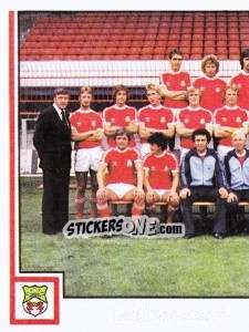 Sticker Team Photo (puzzle 1) - UK Football 1980-1981 - Panini