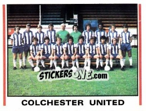 Cromo Colchester United Team Photo
