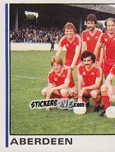 Sticker Team Photo (puzzle 1) - UK Football 1980-1981 - Panini