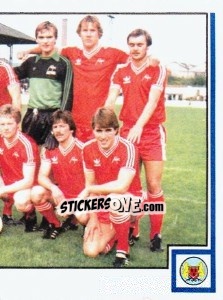 Sticker Team Photo (puzzle 2) - UK Football 1980-1981 - Panini