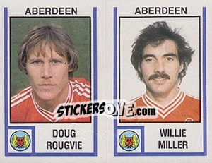 Cromo Doug Rougvie / Willie Miller