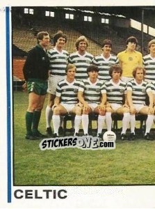 Sticker Team Photo (puzzle 1) - UK Football 1980-1981 - Panini