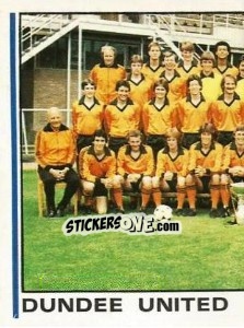 Sticker Team Photo (puzzle 1) - UK Football 1980-1981 - Panini