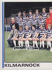 Sticker Team Photo (puzzle 1) - UK Football 1980-1981 - Panini