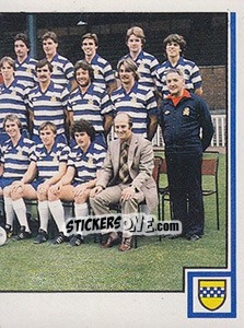 Cromo Team Photo (puzzle 2) - UK Football 1980-1981 - Panini