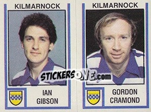 Cromo Gordon Crammond / Ian Gibson - UK Football 1980-1981 - Panini
