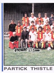 Sticker Team Photo (puzzle 1) - UK Football 1980-1981 - Panini