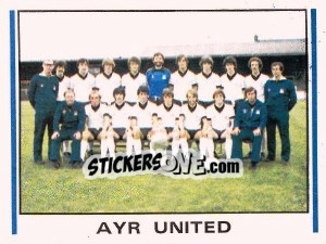 Cromo Ayr United - UK Football 1980-1981 - Panini