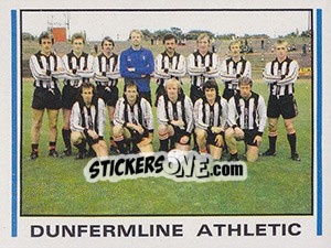 Figurina Dunfermline Athletic - UK Football 1980-1981 - Panini