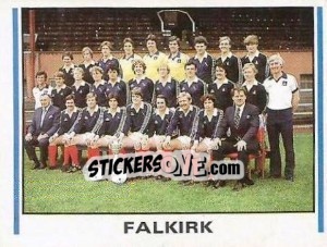 Cromo Falkirk - UK Football 1980-1981 - Panini