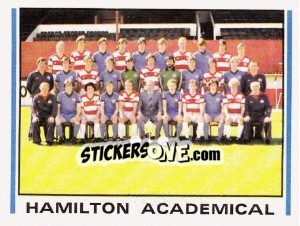 Sticker Hamilton Academicals - UK Football 1980-1981 - Panini