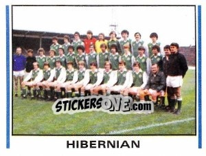 Sticker Hibernian - UK Football 1980-1981 - Panini