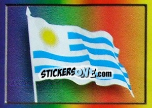 Cromo Bandera - Copa América 1997 - Navarrete