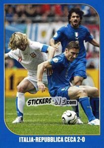 Sticker Italia-Repubblica Ceca- 2:0 - Campioni Del Mondo 2006 n. 67 - Panini