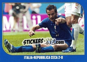 Sticker Italia-Repubblica Ceca- 2:0