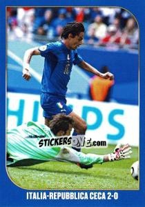 Sticker Italia-Repubblica Ceca- 2:0 - Campioni Del Mondo 2006 n. 69 - Panini