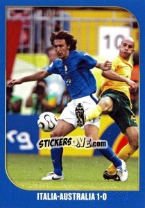 Sticker Italia-Australia-1:0