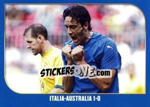 Sticker Italia-Australia-1:0 - Campioni Del Mondo 2006 n. 74 - Panini