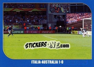 Sticker Italia-Australia-1:0 - Campioni Del Mondo 2006 n. 78 - Panini
