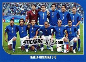 Figurina Italia-Ucraina-3:0 - Campioni Del Mondo 2006 - Panini