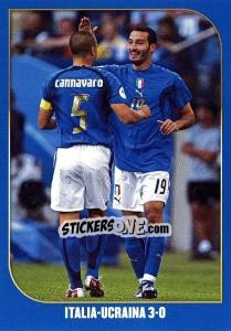 Sticker Italia-Ucraina-3:0 - Campioni Del Mondo 2006 - Panini