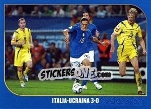 Figurina Italia-Ucraina-3:0 - Campioni Del Mondo 2006 - Panini