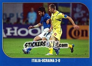Sticker Italia-Ucraina-3:0 - Campioni Del Mondo 2006 n. 85 - Panini