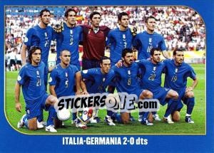 Cromo Italia-Germania-2:0 dts - Campioni Del Mondo 2006 - Panini