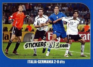 Sticker Italia-Germania-2:0 dts - Campioni Del Mondo 2006 n. 91 - Panini
