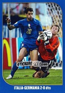 Sticker Italia-Germania-2:0 dts - Campioni Del Mondo 2006 - Panini