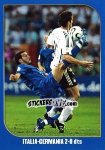 Sticker Italia-Germania-2:0 dts - Campioni Del Mondo 2006 - Panini