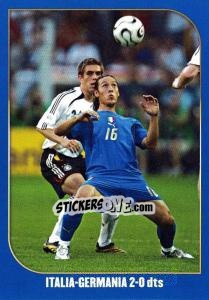 Sticker Italia-Germania-2:0 dts - Campioni Del Mondo 2006 n. 95 - Panini