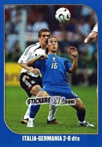 Figurina Italia-Germania-2:0 dts - Campioni Del Mondo 2006 - Panini