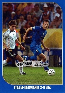 Sticker Italia-Germania-2:0 dts - Campioni Del Mondo 2006 - Panini