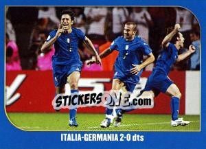 Sticker Italia-Germania-2:0 dts - Campioni Del Mondo 2006 n. 102 - Panini