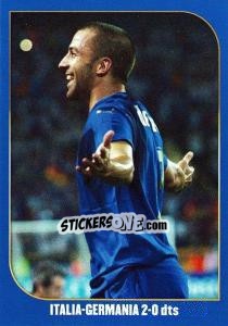 Sticker Italia-Germania-2:0 dts - Campioni Del Mondo 2006 - Panini