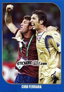 Sticker Ciro Ferrara - Campioni Del Mondo 2006 n. 110 - Panini
