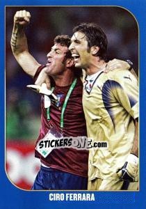 Cromo Ciro Ferrara - Campioni Del Mondo 2006 - Panini