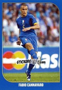 Sticker Fabio Cannavaro - Campioni Del Mondo 2006 - Panini