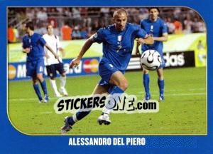 Sticker Alessandro del Piero - Campioni Del Mondo 2006 n. 121 - Panini