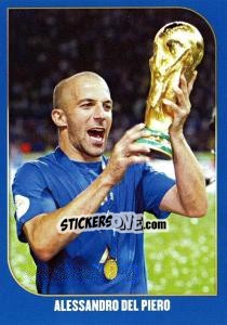 Sticker Alessandro del Piero - Campioni Del Mondo 2006 n. 122 - Panini