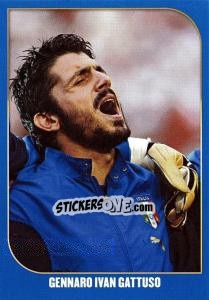 Sticker Gennaro Ivan Gattuso - Campioni Del Mondo 2006 n. 124 - Panini