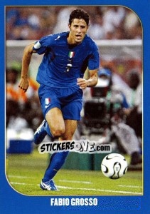 Sticker Fabio Grosso - Campioni Del Mondo 2006 - Panini