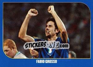 Sticker Fabio Grosso - Campioni Del Mondo 2006 n. 127 - Panini
