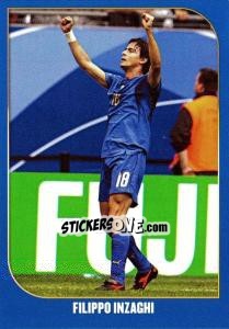 Sticker Filippo Inzaghi - Campioni Del Mondo 2006 n. 129 - Panini