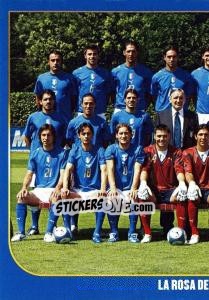 Sticker La Rosa dei Campioni - 1 (team sticker - puzzle) - Campioni Del Mondo 2006 n. 1 - Panini