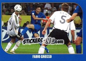 Sticker Fabio Grosso - Campioni Del Mondo 2006 n. 5 - Panini